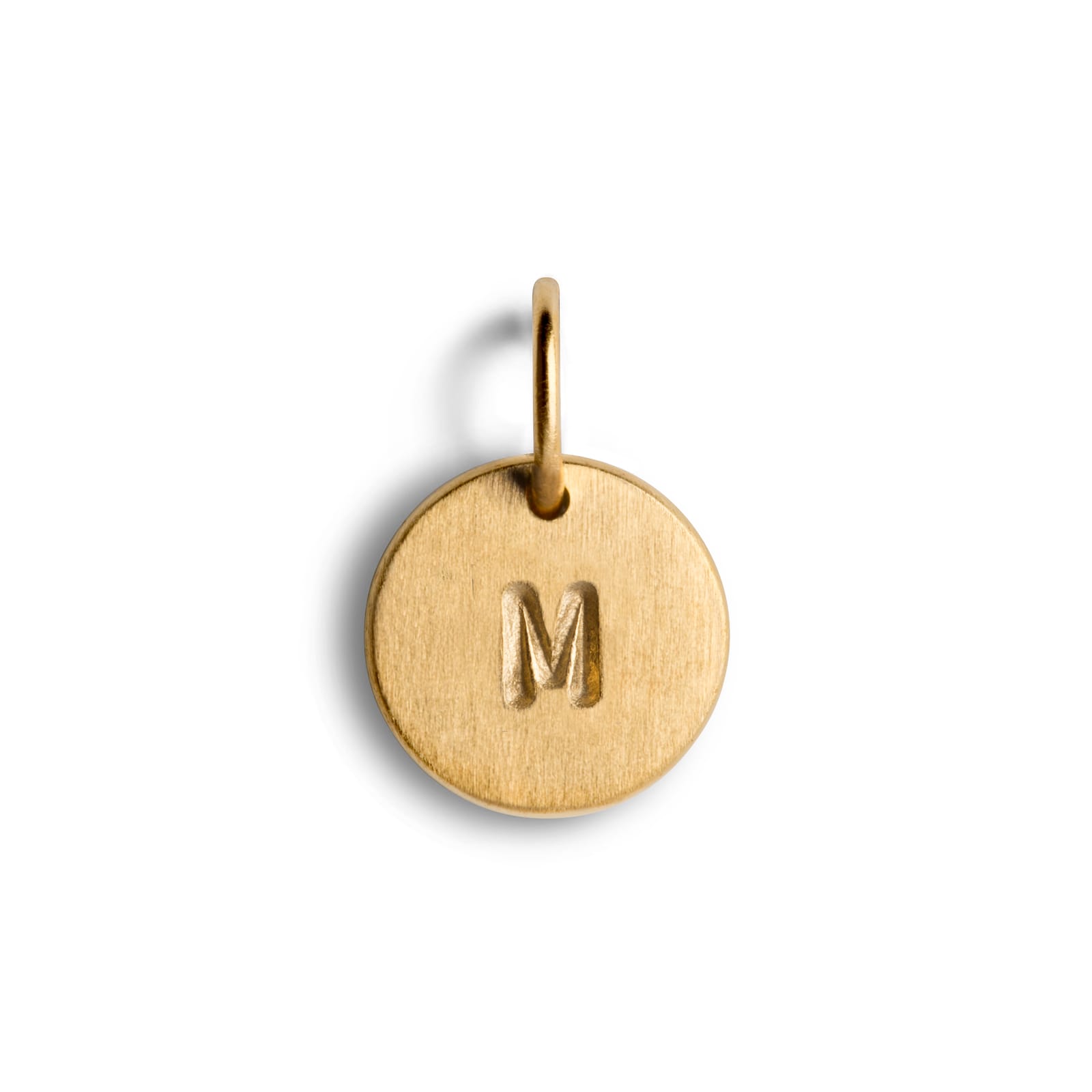 Medium Lovetag pendant in gold-plated silver