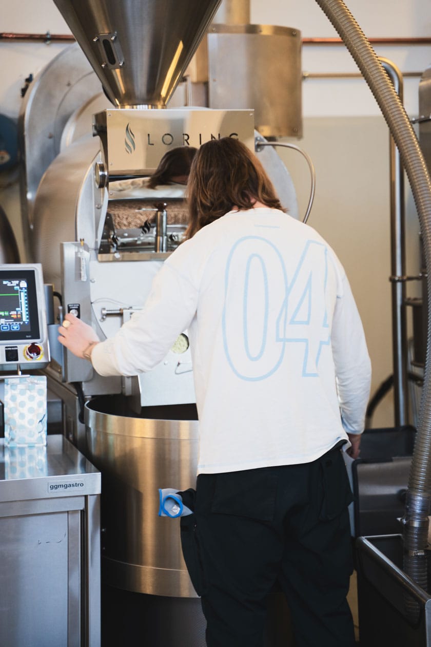 Roasting at the April roastery