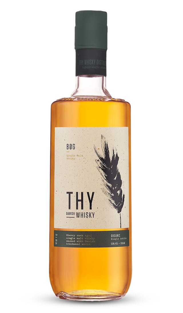 A bottle of Bøg single malt