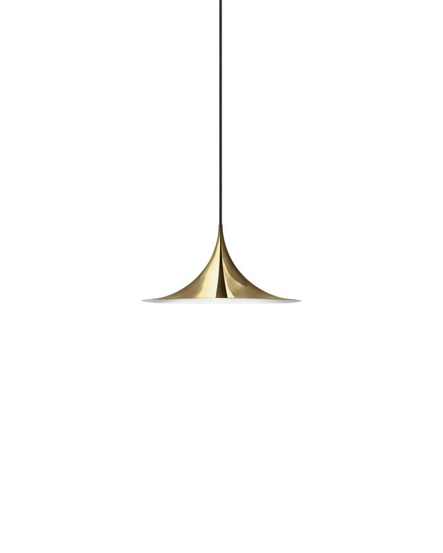 Semi Pendant in polished brass