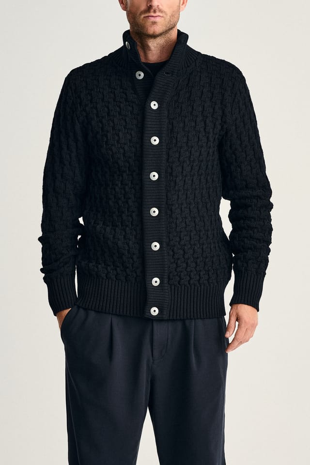 STARK cardigan in navy blue