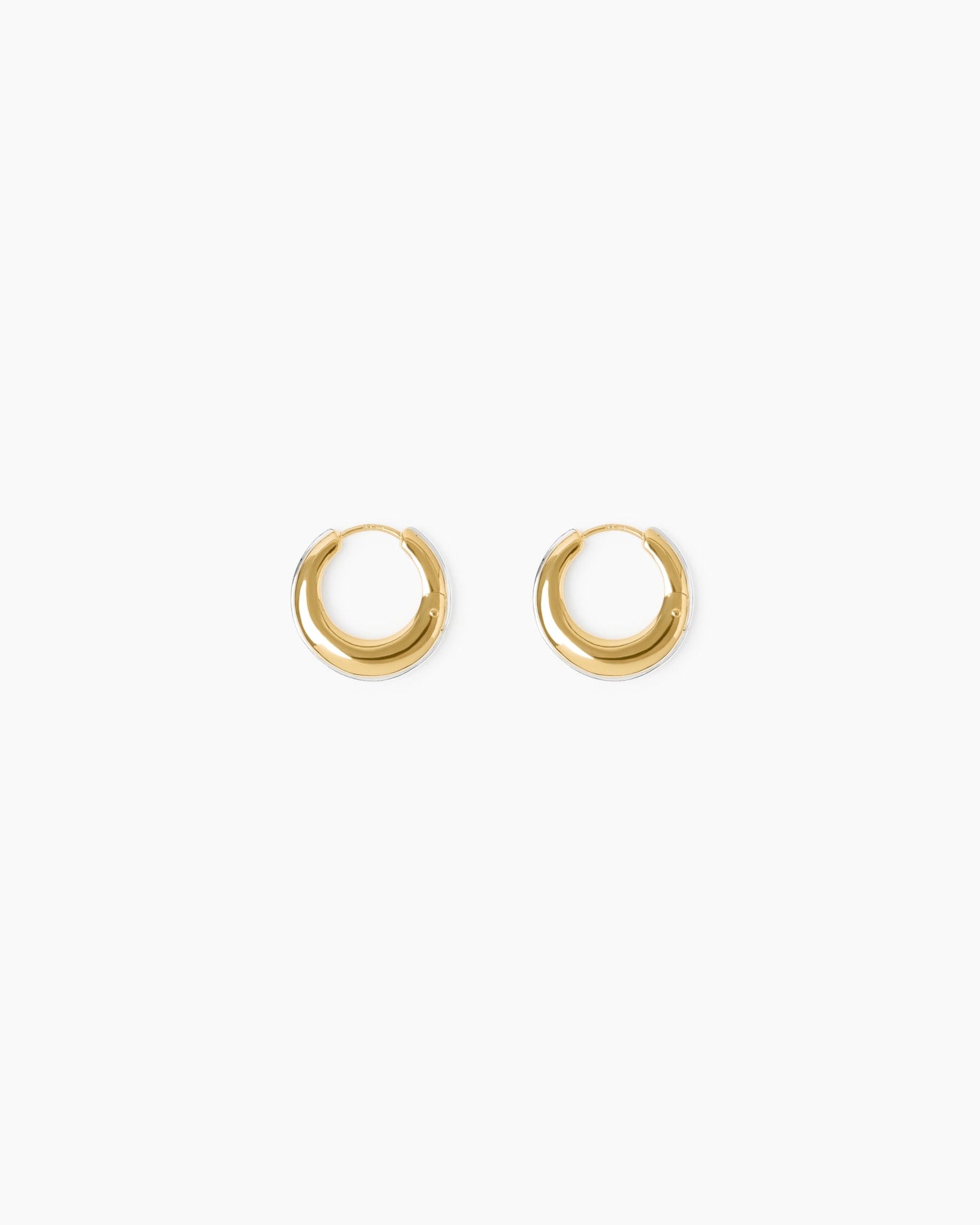 Bonnie hoop earrings in gold and silver